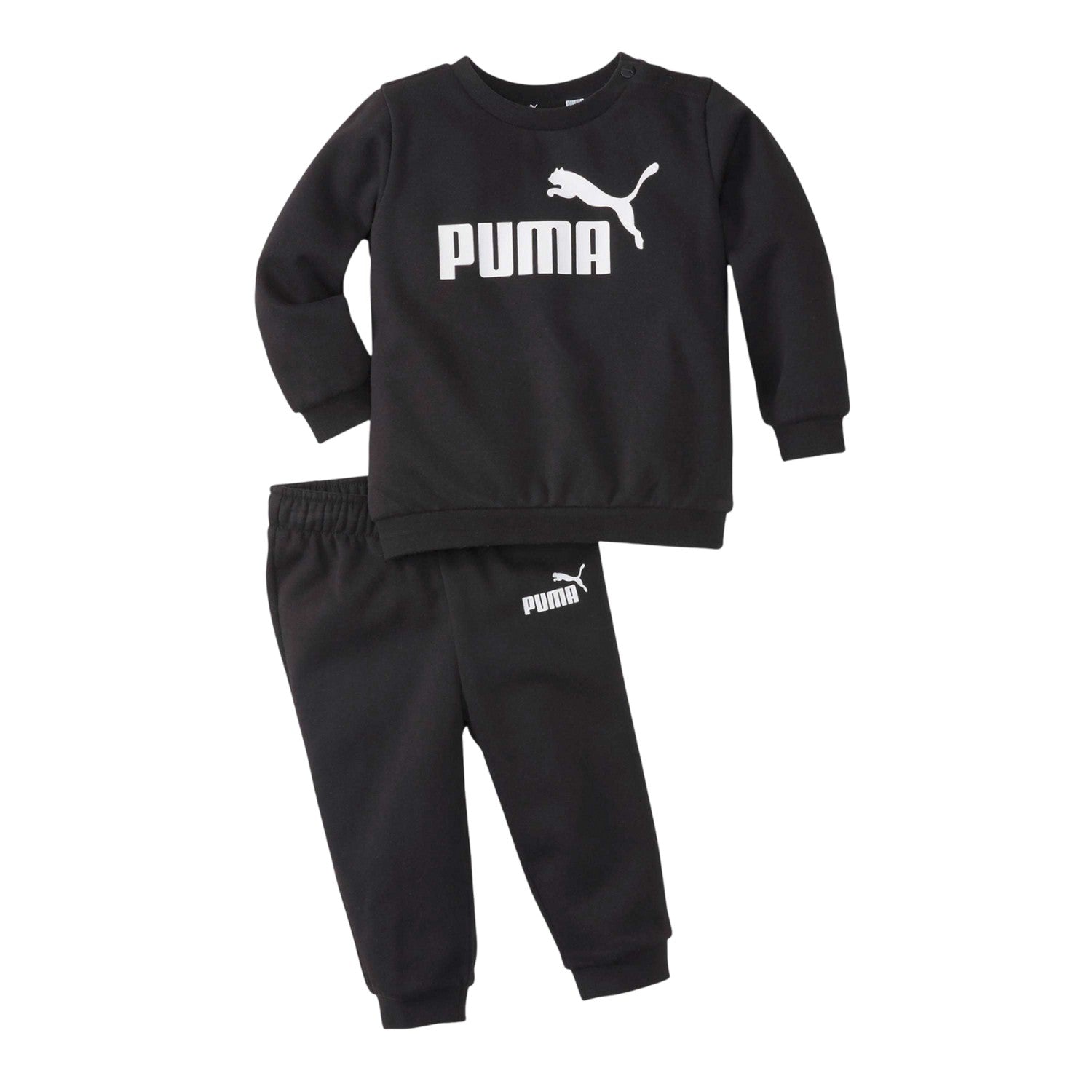 Black - Front - Puma Childrens-Kids Minicats Essential Tracksuit