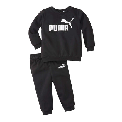 Black - Front - Puma Childrens-Kids Minicats Essential Tracksuit