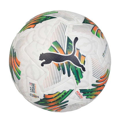 White - Front - Puma Orbita Afcon Fifa Pro Quality Football