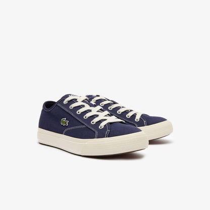 Navy-White - Back - Lacoste Mens Backcourt Trainers