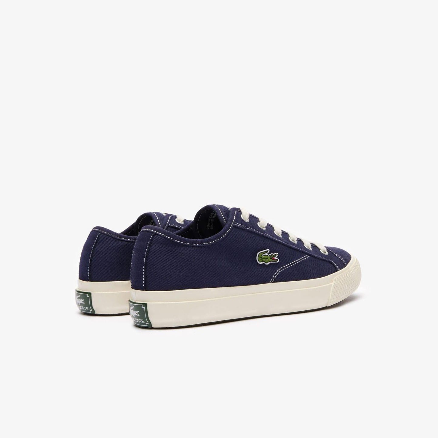 Navy-White - Side - Lacoste Mens Backcourt Trainers