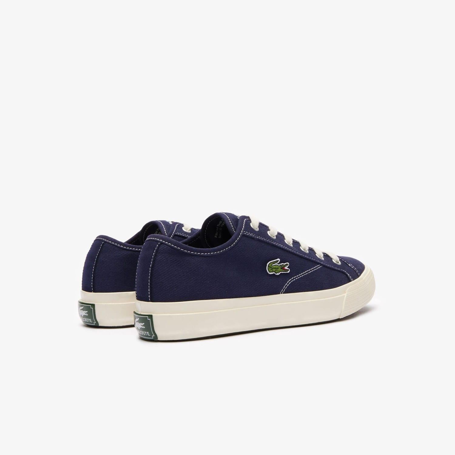 Navy-White - Side - Lacoste Mens Backcourt Trainers