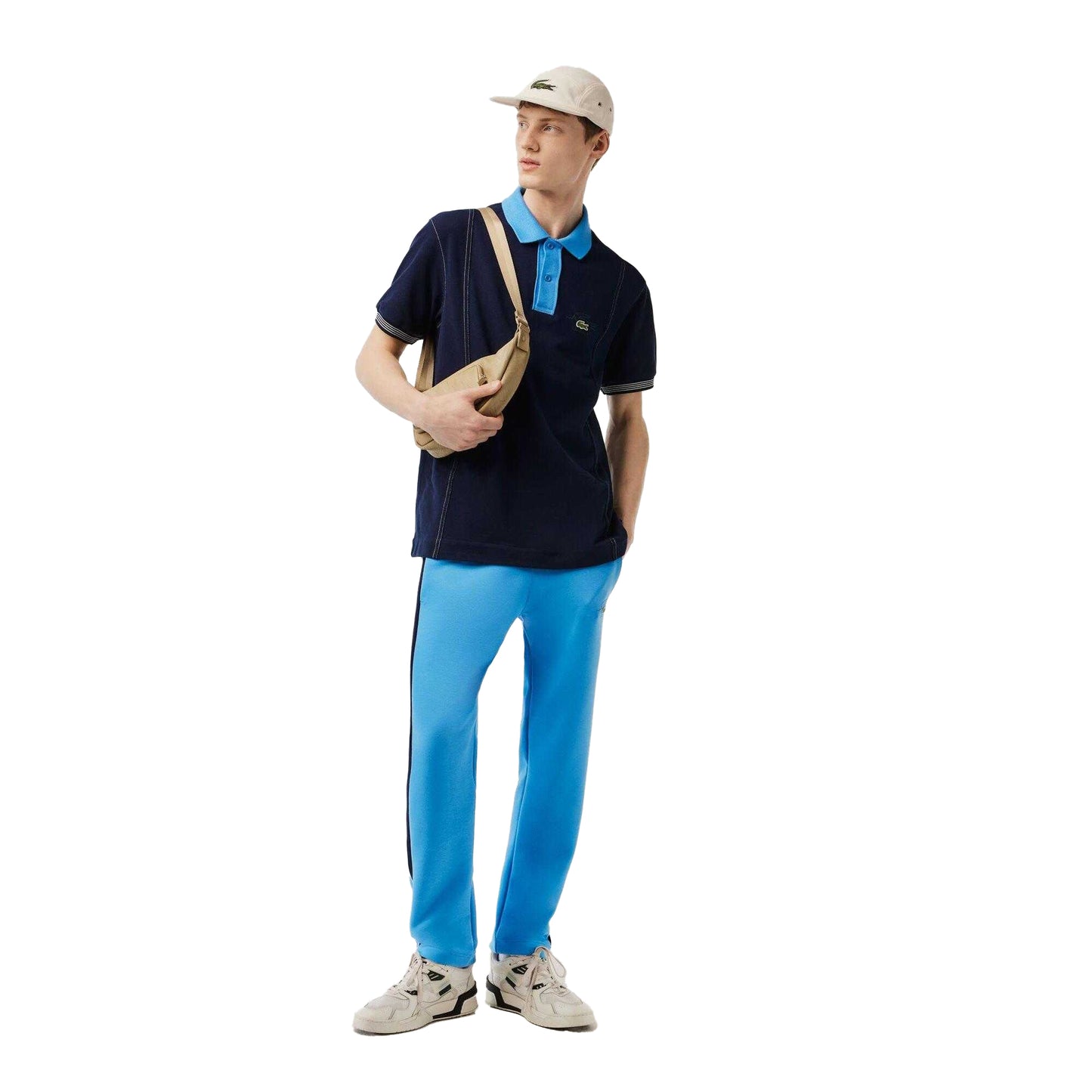 Multicoloured - Lifestyle - Lacoste Mens Colour Block Sweatpants