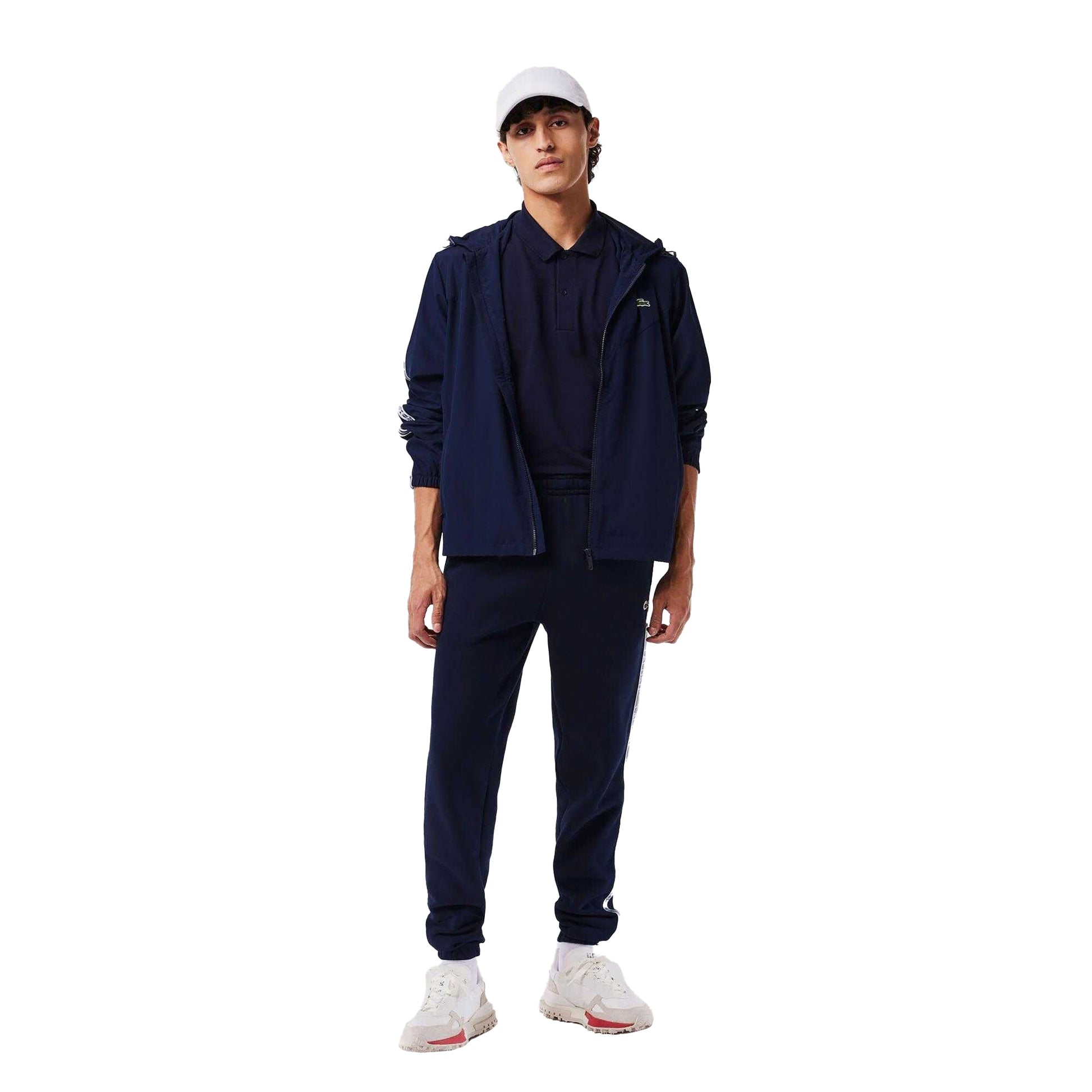 Navy - Lifestyle - Lacoste Mens Recycled Polyester Track Jacket