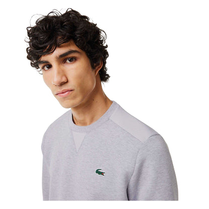 Grey - Lifestyle - Lacoste Mens Crew Neck Sweatshirt