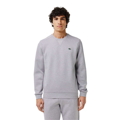 Grey - Pack Shot - Lacoste Mens Crew Neck Sweatshirt