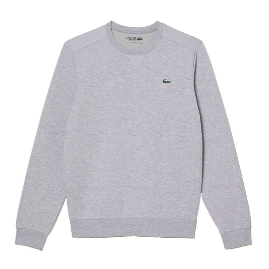 Grey - Front - Lacoste Mens Crew Neck Sweatshirt