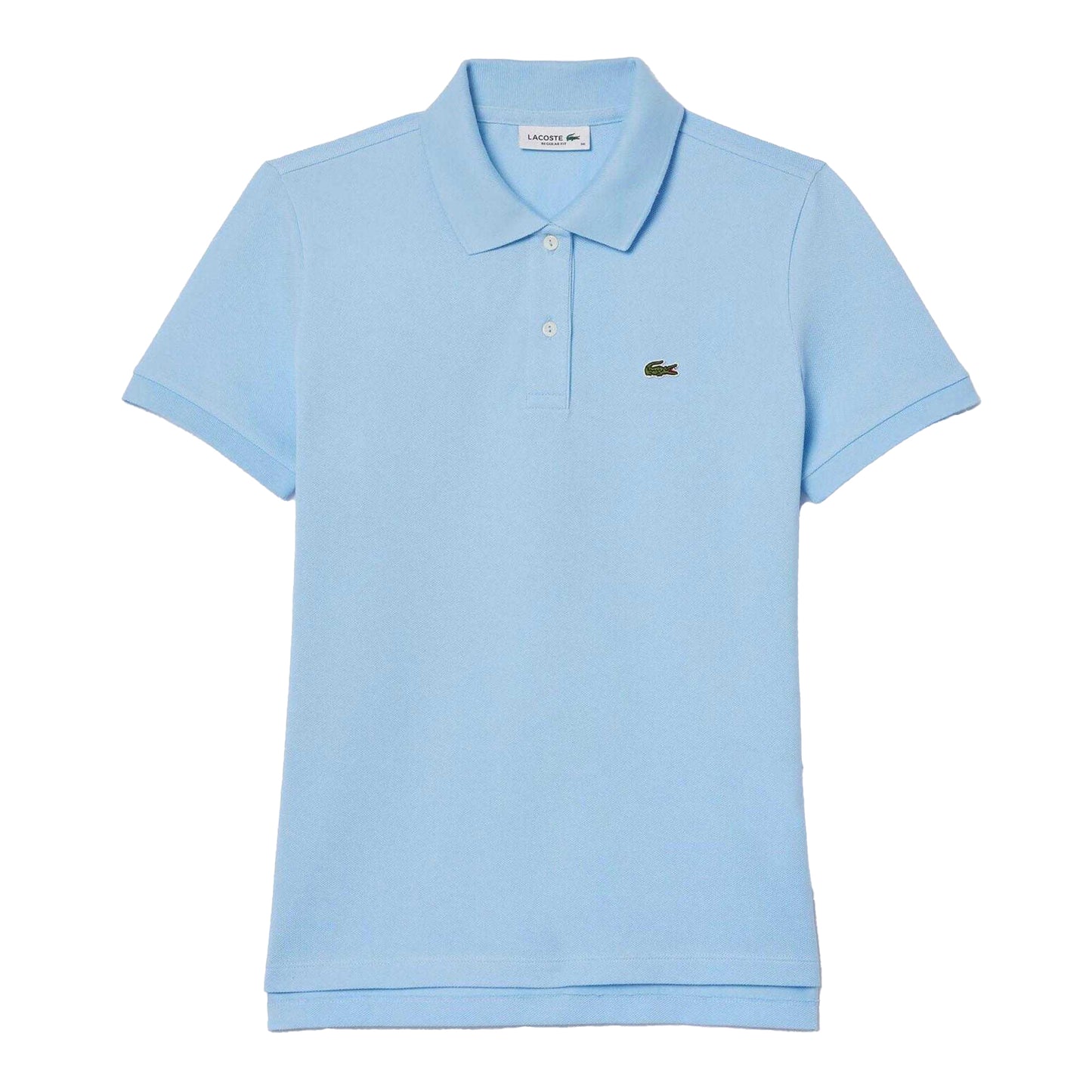Blue - Front - Lacoste Womens-Ladies Petite Polo Shirt