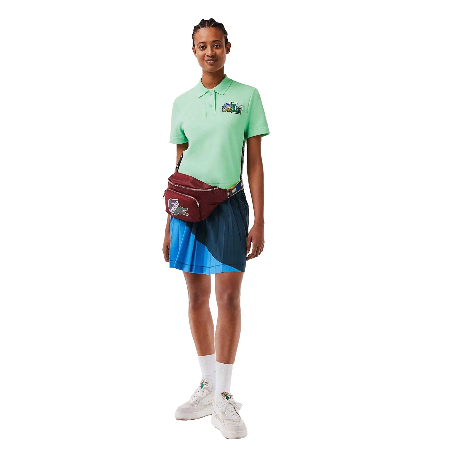 Green - Pack Shot - Lacoste Womens-Ladies Regular Polo Shirt
