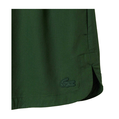 Green - Back - Lacoste Womens-Ladies Fluid Lyocell Shorts
