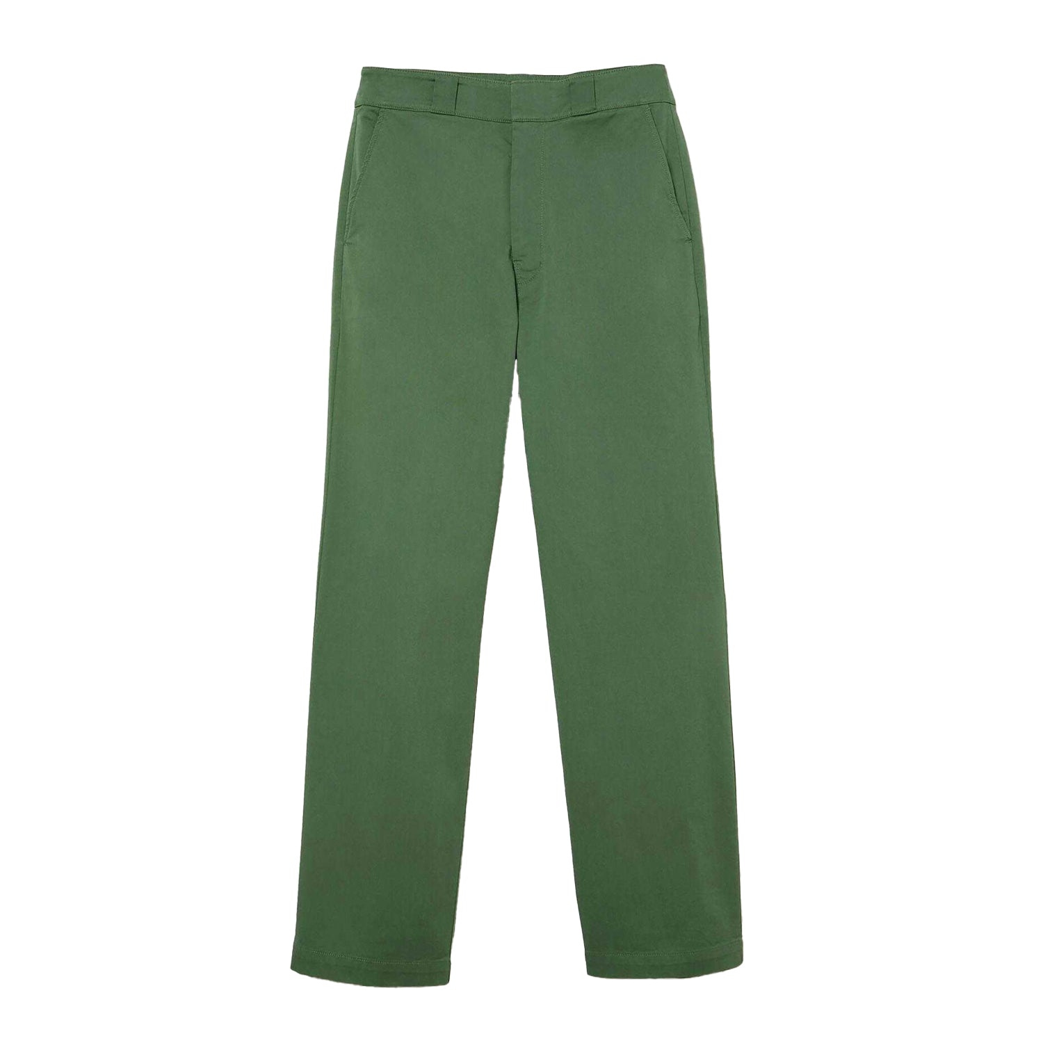 Green - Front - Lacoste Womens-Ladies Gabardine Stretch Chinos