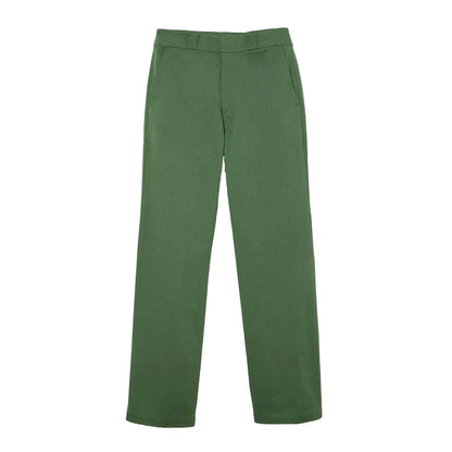 Green - Front - Lacoste Womens-Ladies Gabardine Stretch Chinos