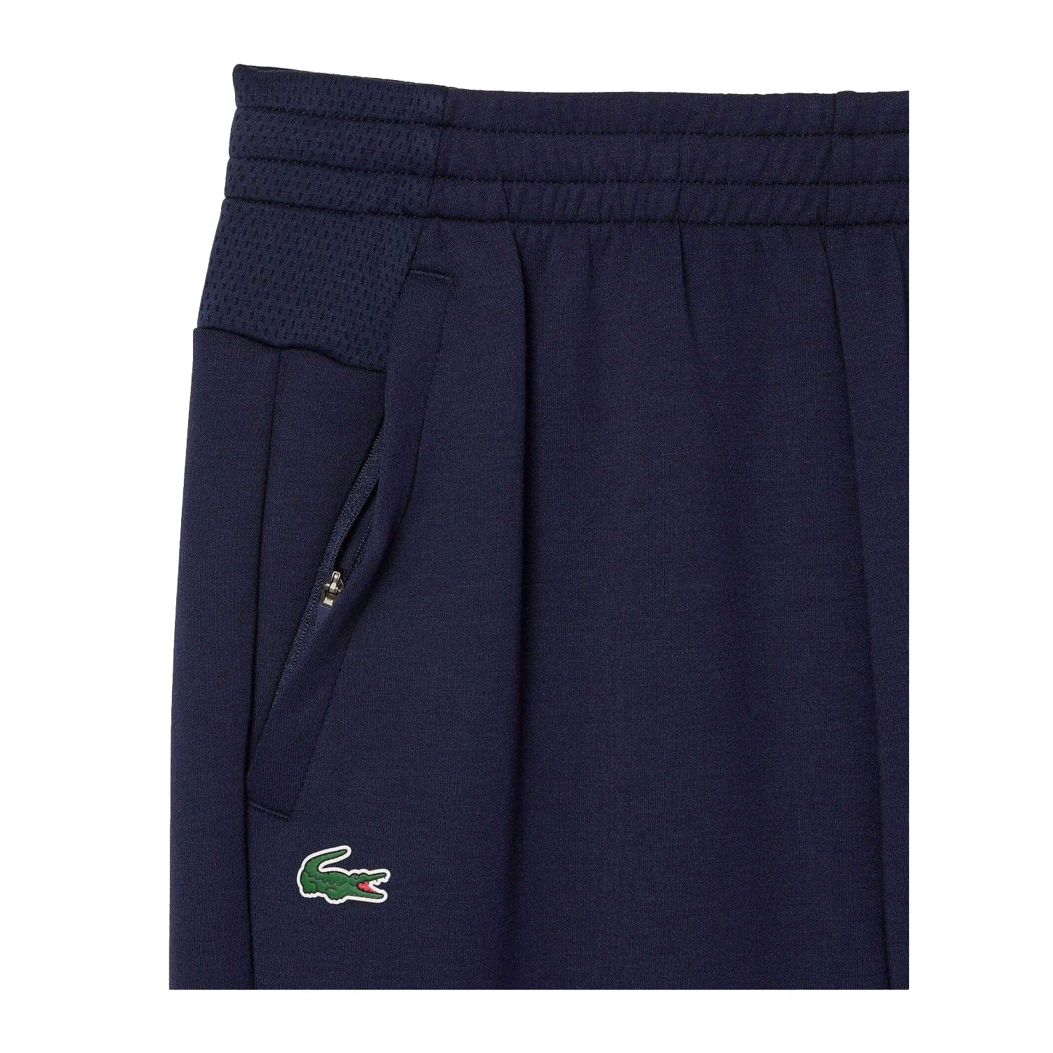 Navy - Side - Lacoste Mens Monogram Jogging Bottoms