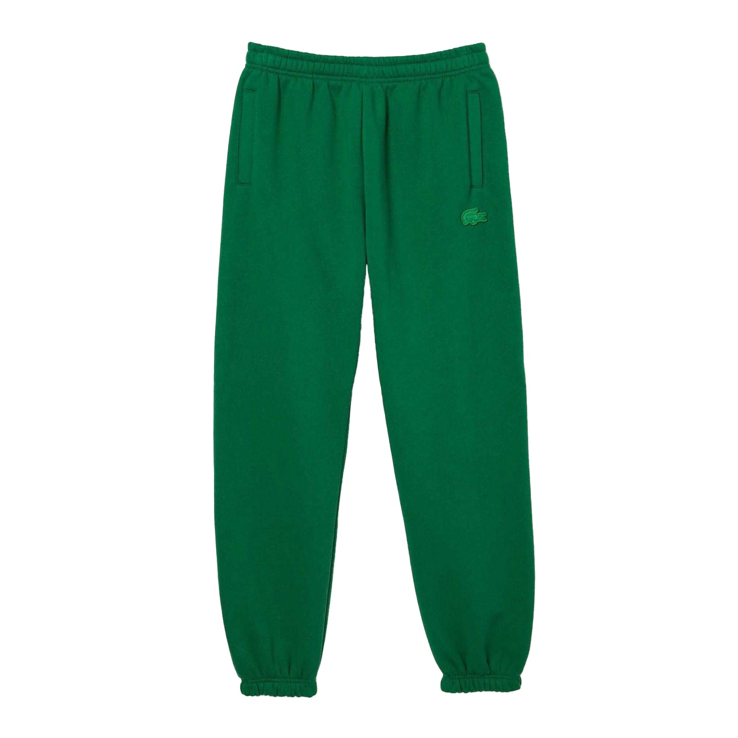 Green - Front - Lacoste Womens-Ladies Logo Jogging Bottoms
