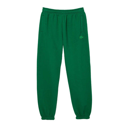 Green - Front - Lacoste Womens-Ladies Logo Jogging Bottoms