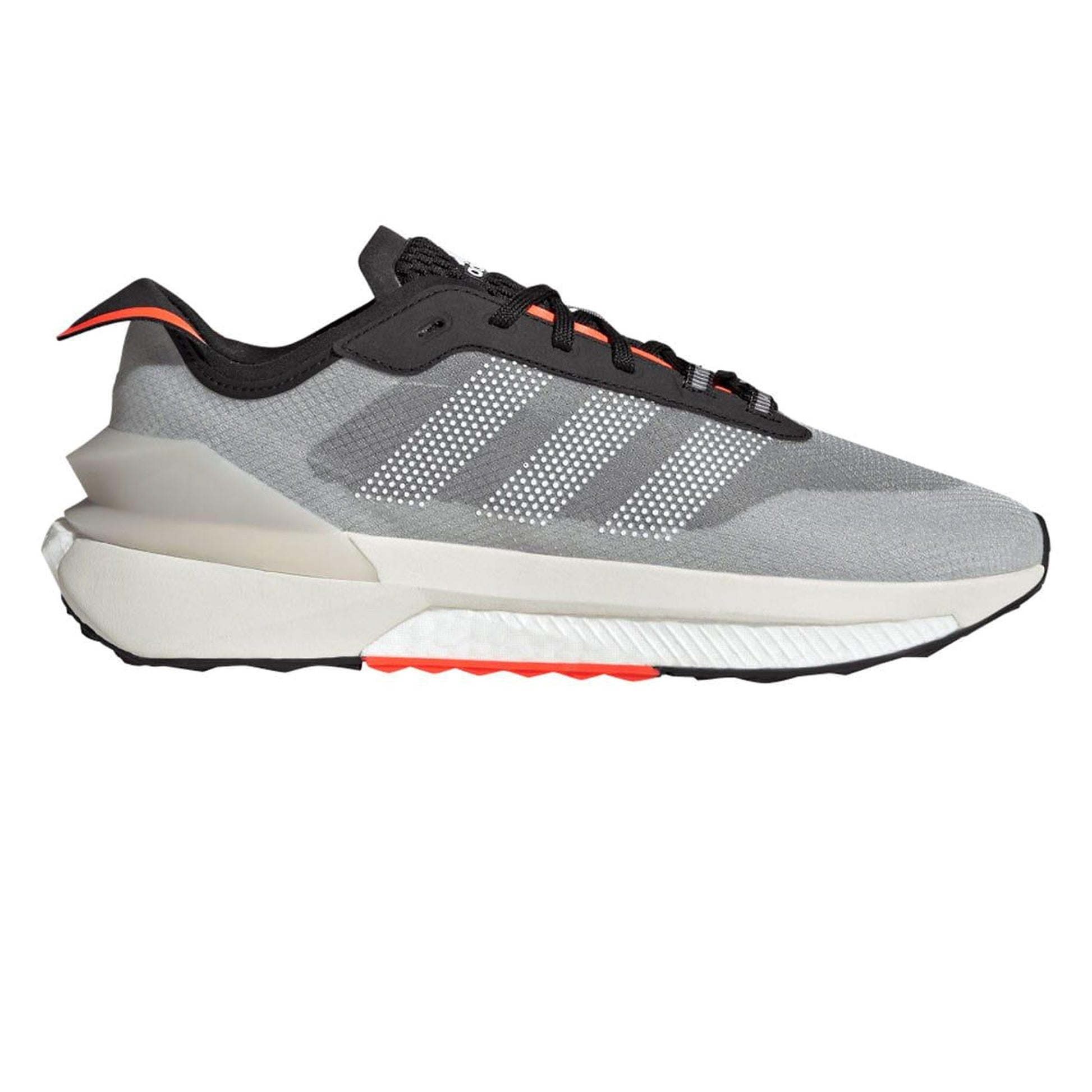 Grey - Side - Adidas Mens Avryn Running Shoes