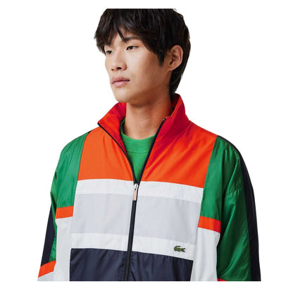 Multicoloured - Side - Lacoste Mens Sportsuit Colour Block Jacket