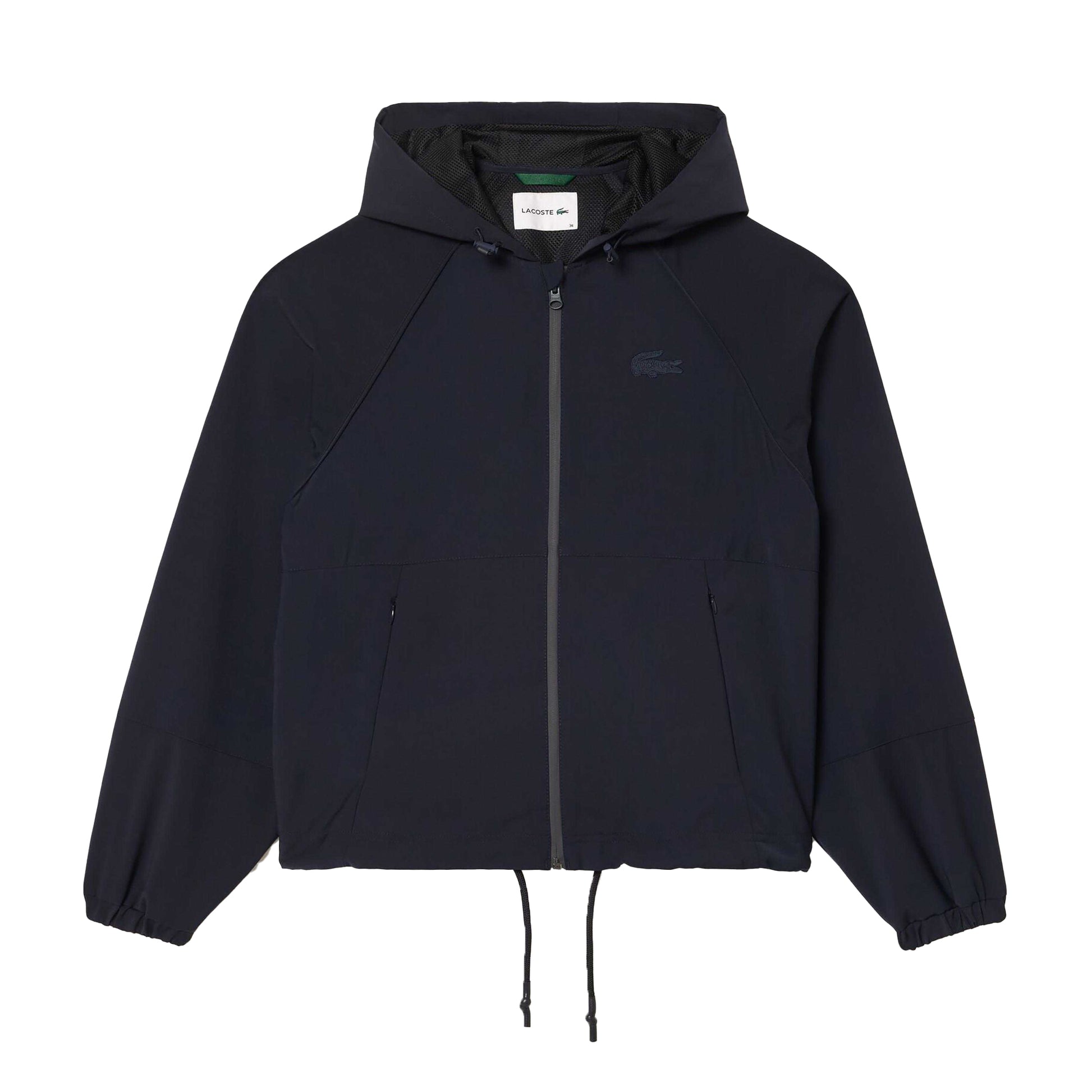 Blue - Front - Lacoste Womens-Ladies Wool Blend Track Jacket