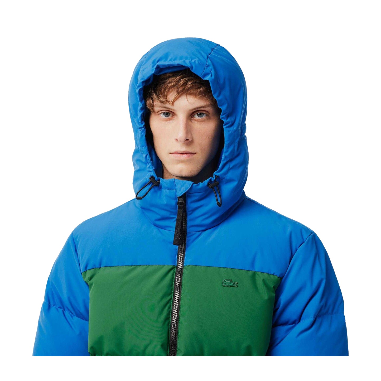 Multicoloured - Side - Lacoste Mens Embroidered Logo Down Jacket