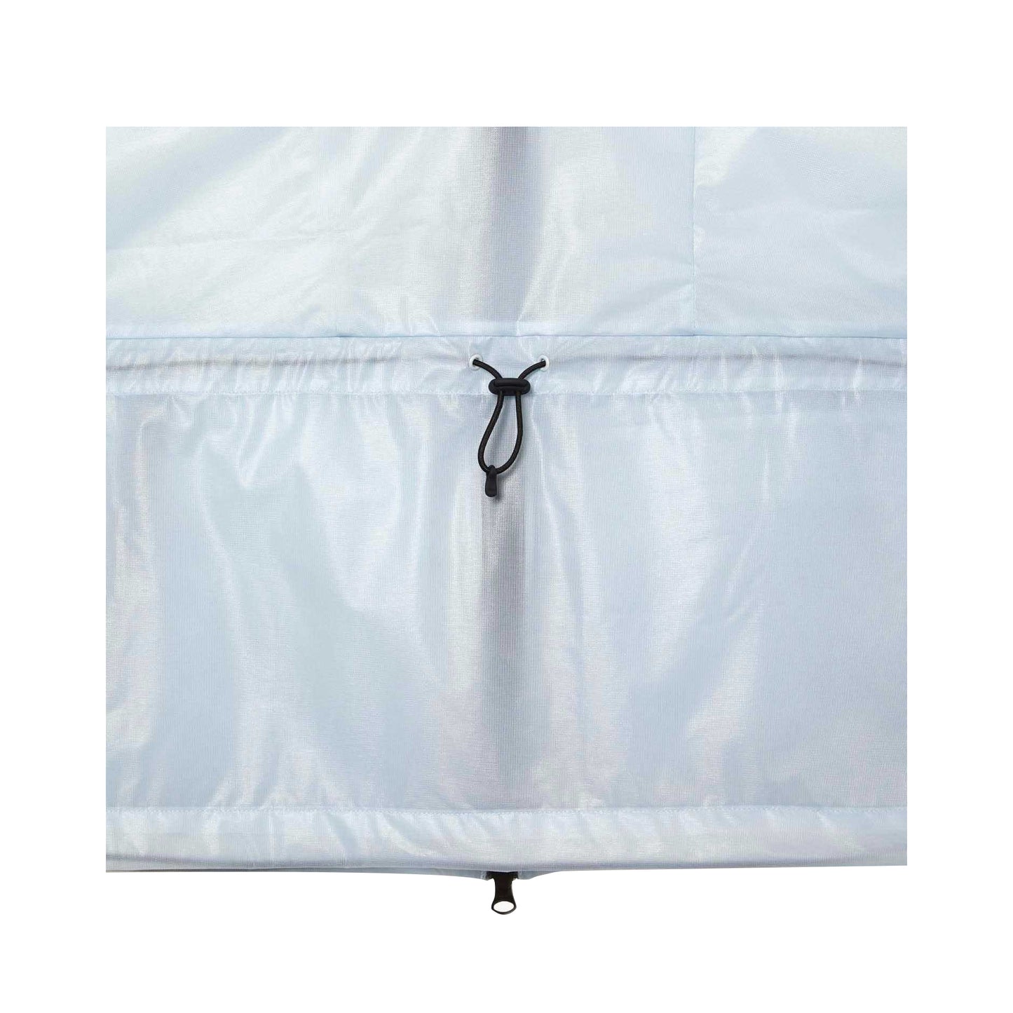 Blue - Side - Lacoste Womens-Ladies Transparent Wind Jacket