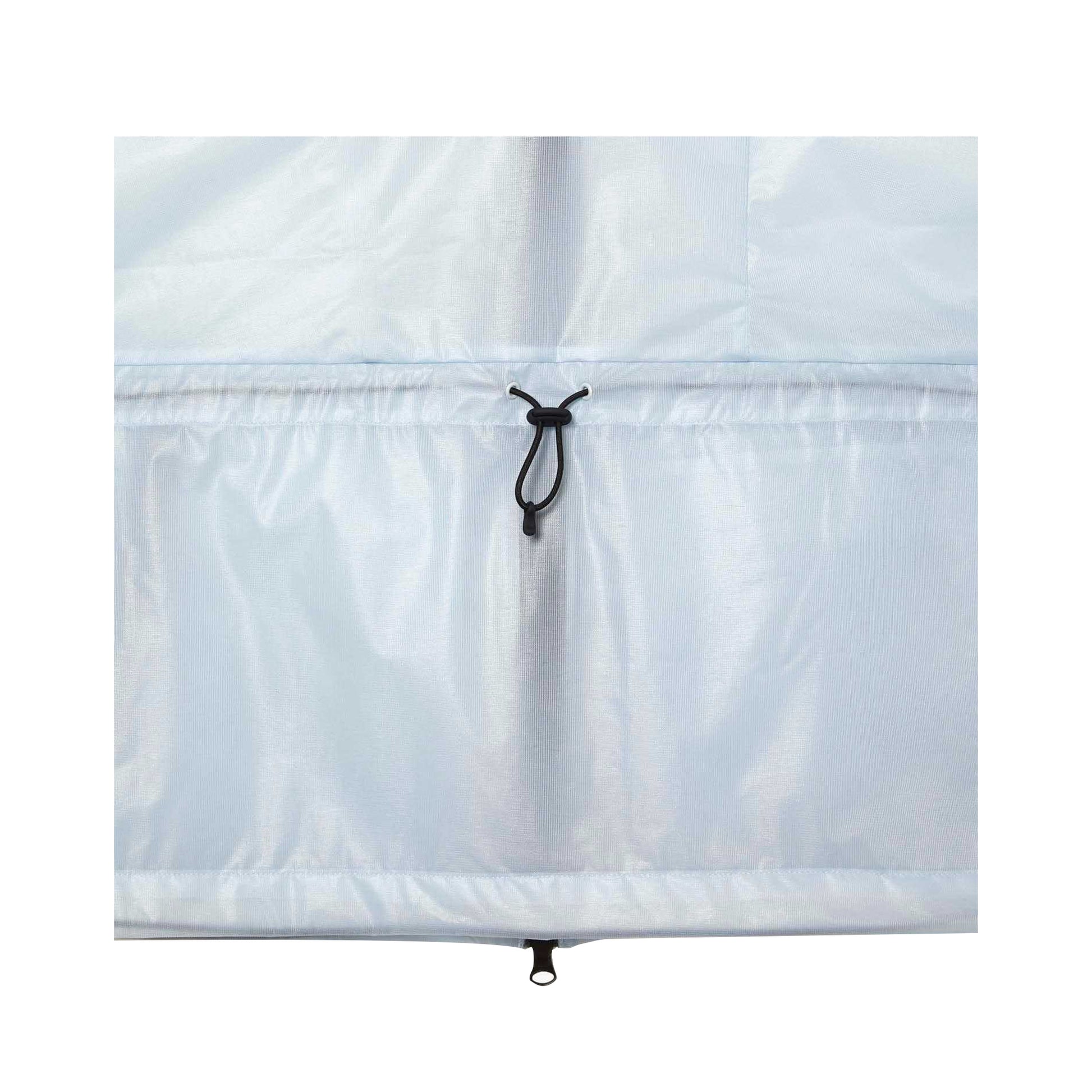 Blue - Side - Lacoste Womens-Ladies Transparent Wind Jacket
