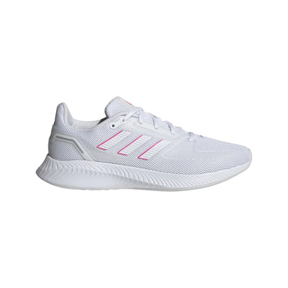 White - Lifestyle - Adidas Womens-Ladies Falcon 2.0 Running Trainers
