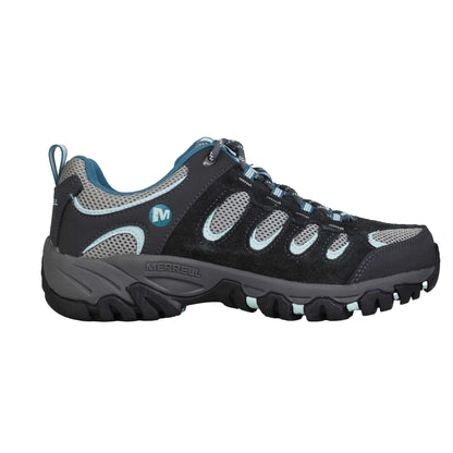 Grey - Front - Merrell Womens-Ladies Suede Walking Shoes