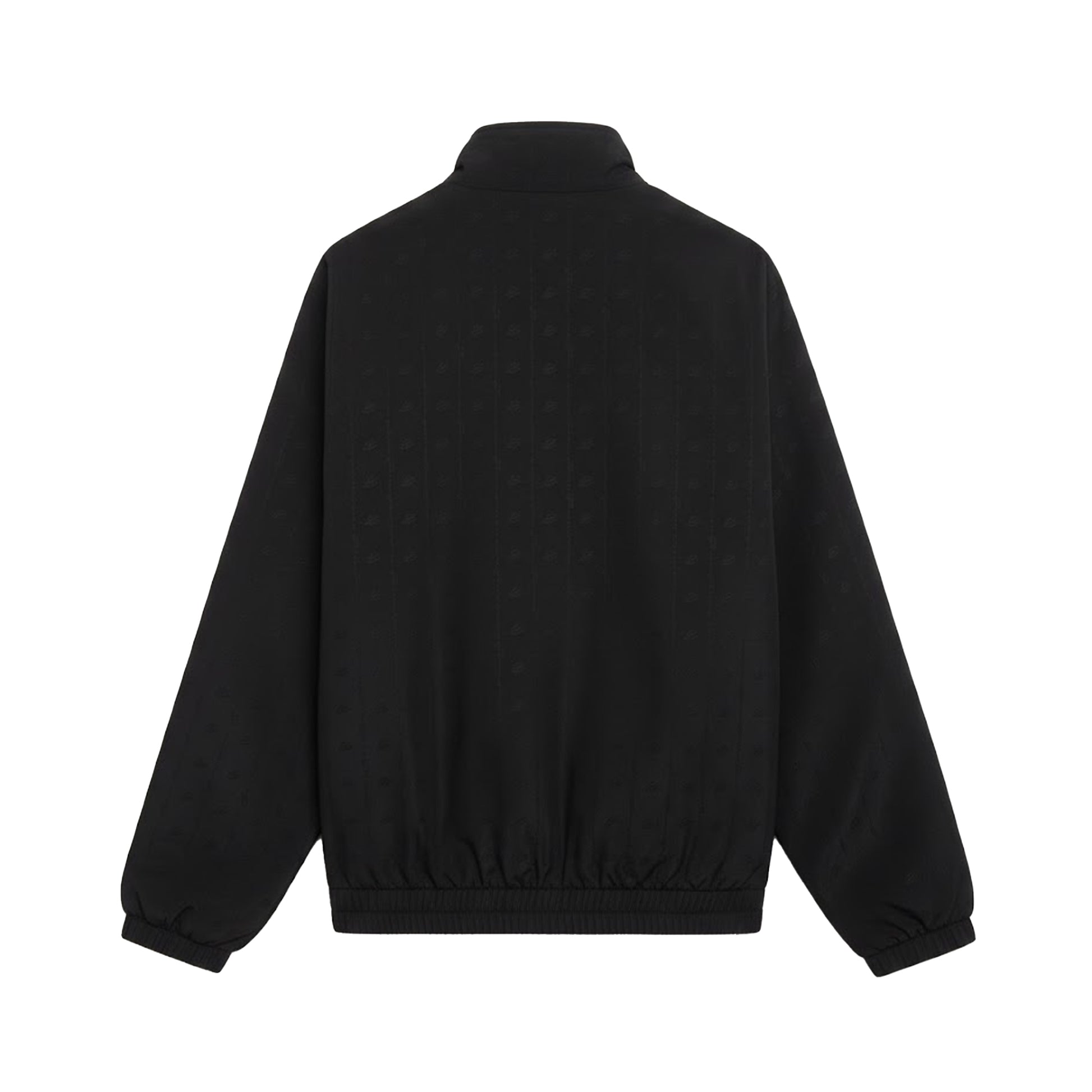 Black - Back - Lacoste Mens Cropped Track Jacket