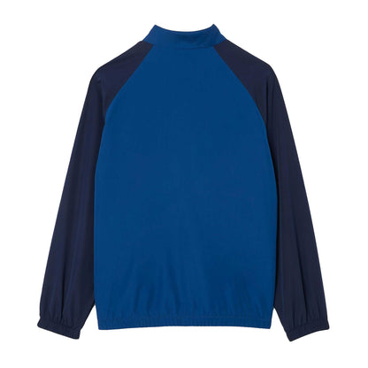Navy - Back - Lacoste Childrens-Kids Hooded Track Jacket