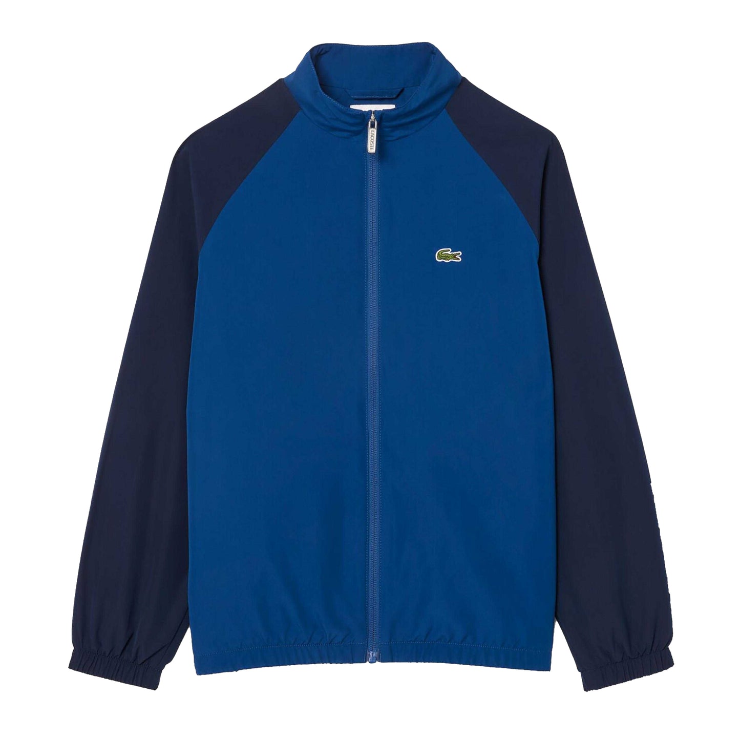 Navy - Front - Lacoste Childrens-Kids Hooded Track Jacket