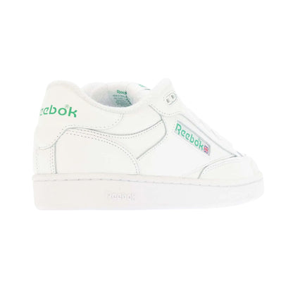 White-Green - Back - Reebok Unisex Adult Beams X Club C Bulc Leather Trainers