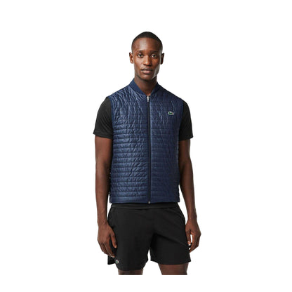 Green - Lifestyle - Lacoste Mens Reversible Lightweight Padded Gilet