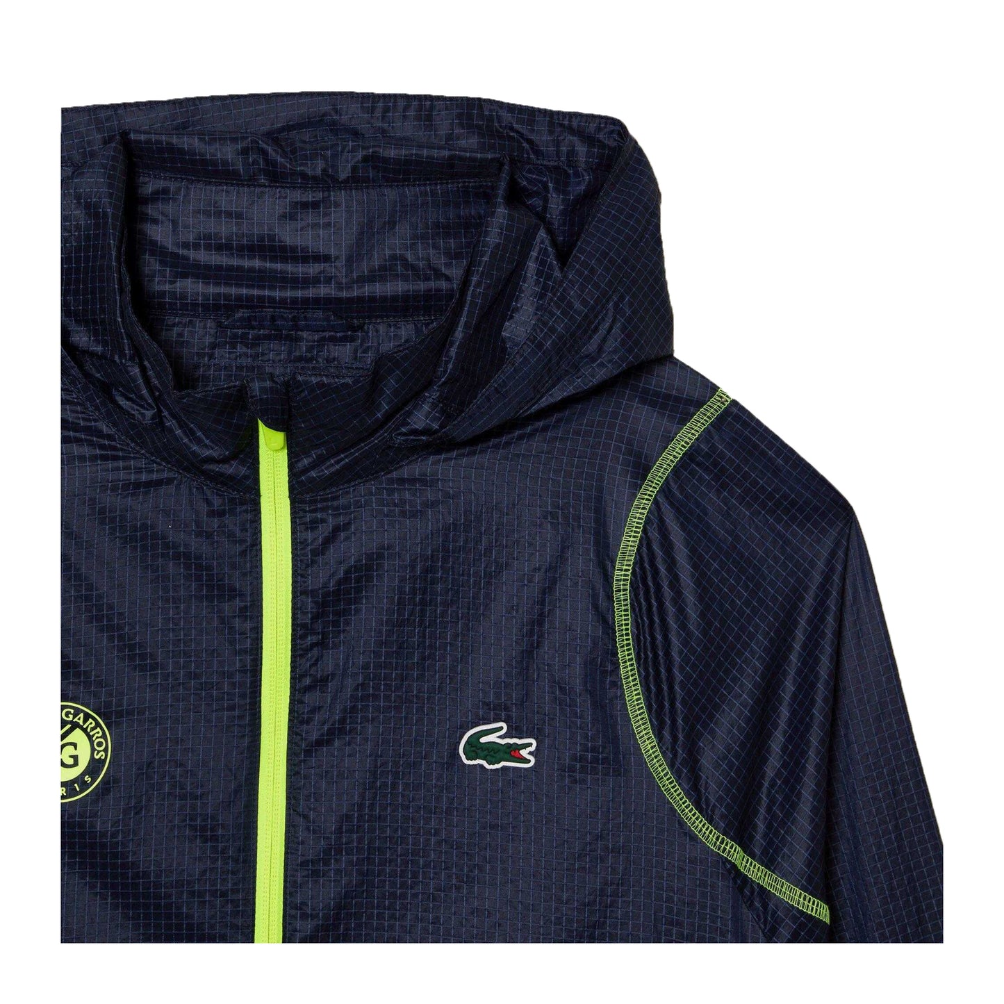 Navy - Side - Lacoste Mens Roland-Garros Windbreaker