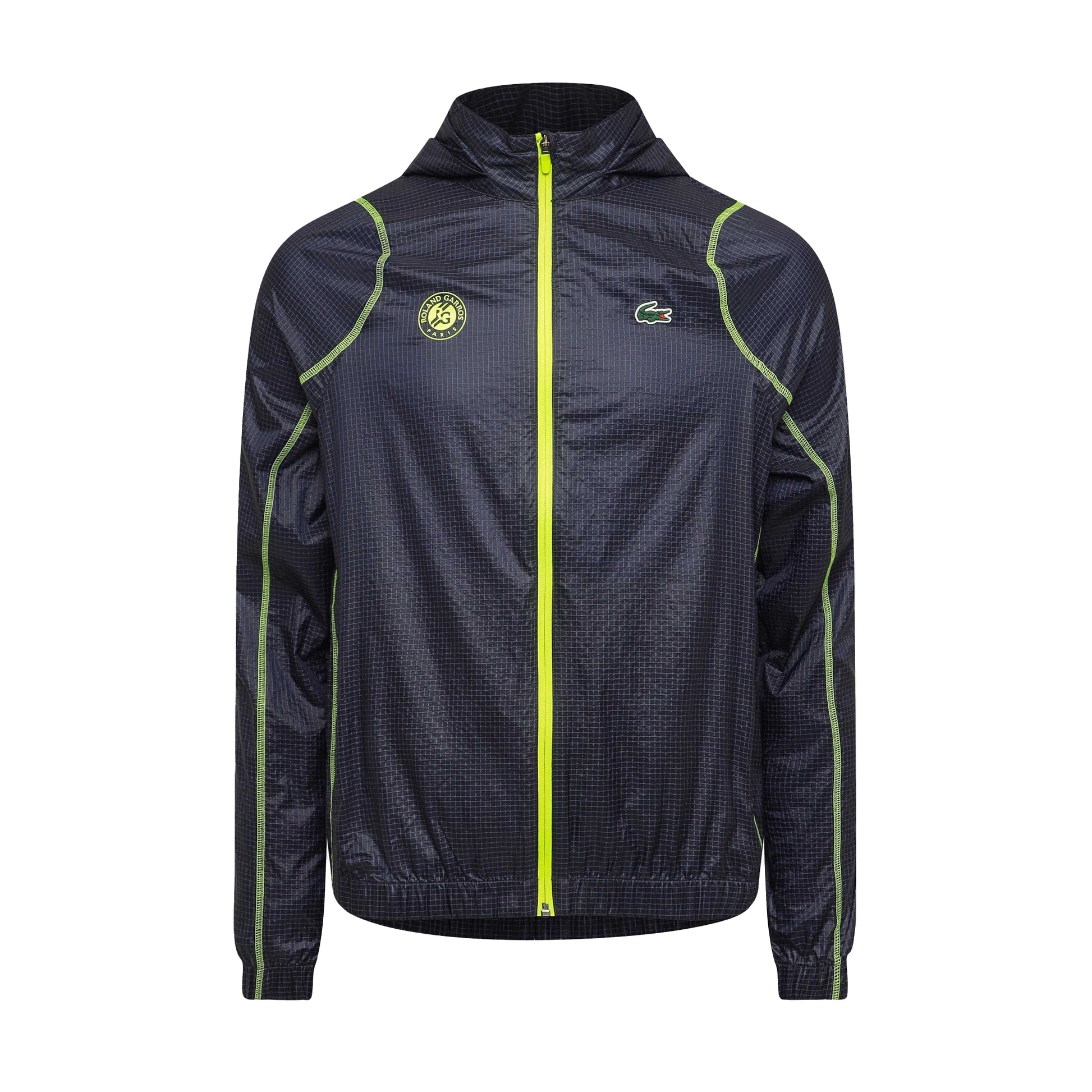 Navy - Front - Lacoste Mens Roland-Garros Windbreaker