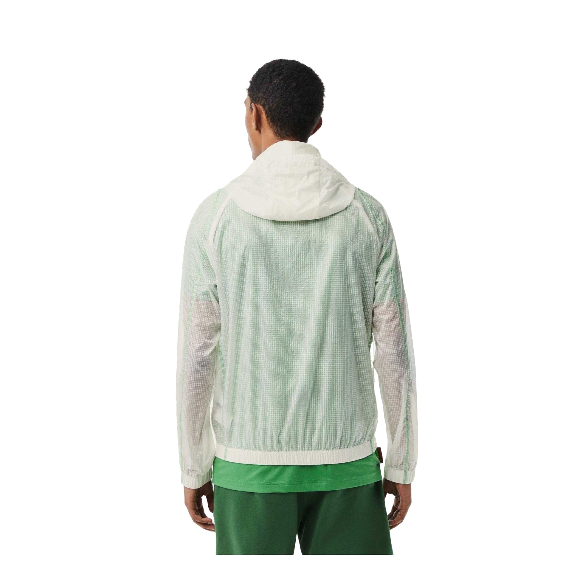 Cream - Back - Lacoste Mens Roland-Garros Windbreaker