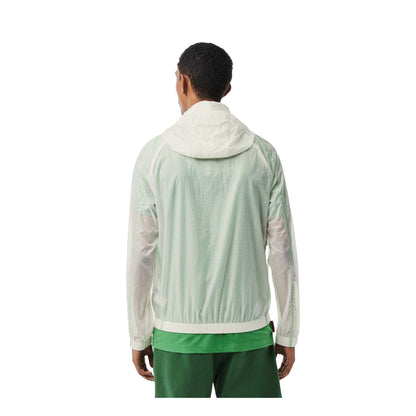 Cream - Back - Lacoste Mens Roland-Garros Windbreaker