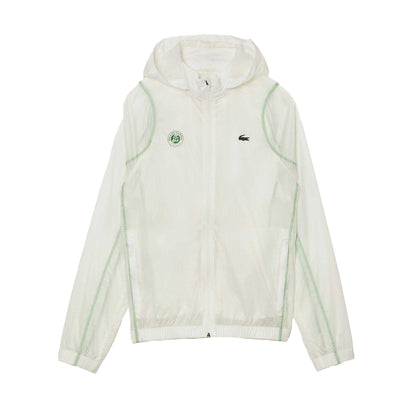 Cream - Front - Lacoste Mens Roland-Garros Windbreaker