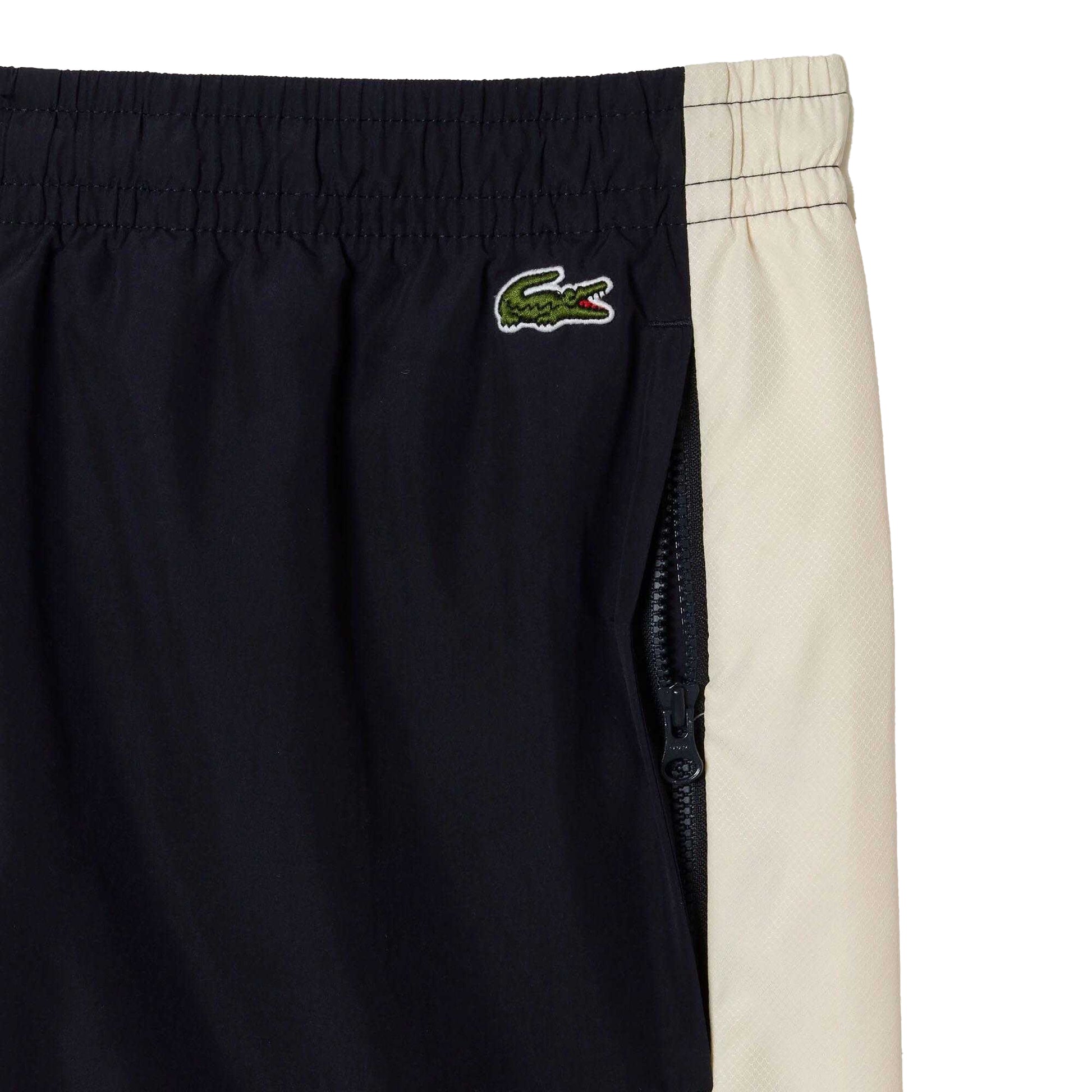 Blue - Side - Lacoste Mens Colour Block Tracksuit Bottoms