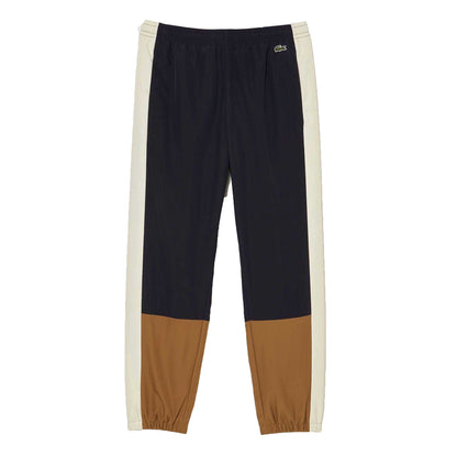 Blue - Front - Lacoste Mens Colour Block Tracksuit Bottoms