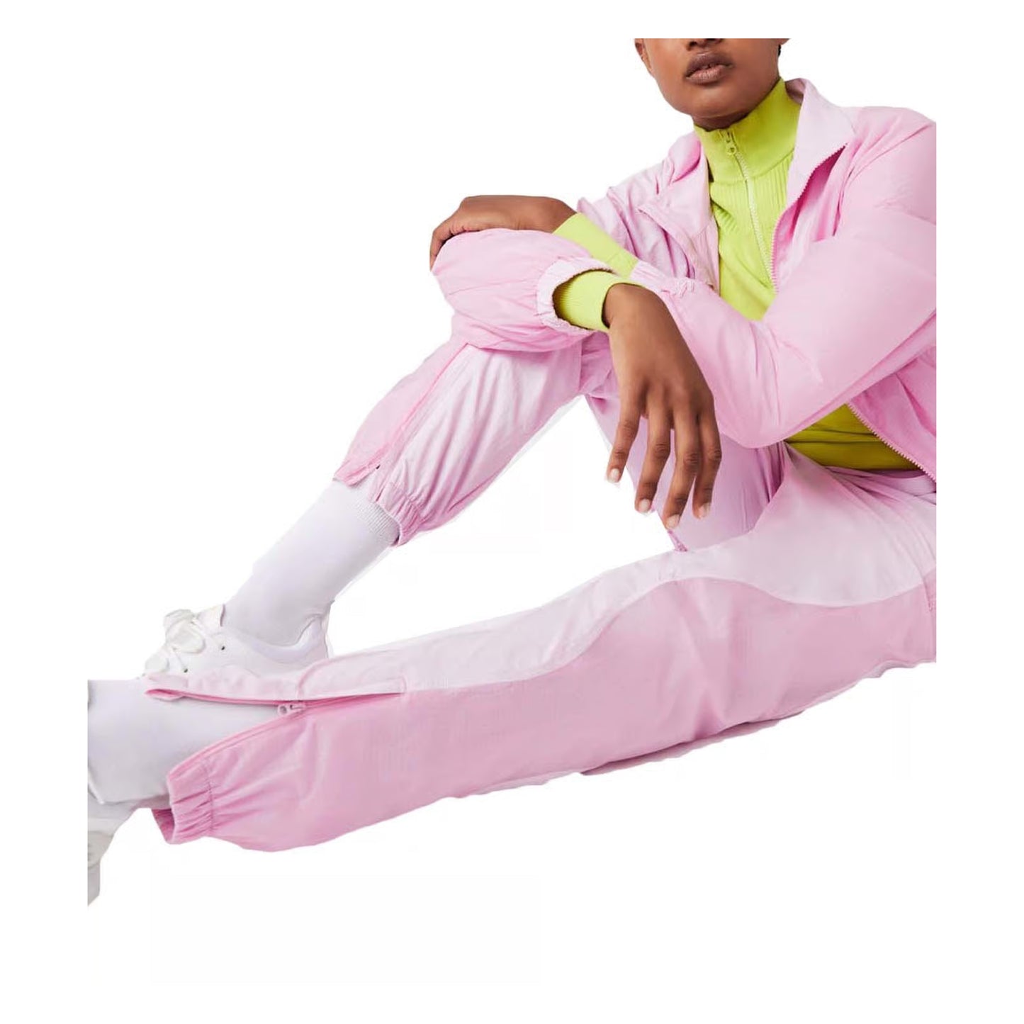 Pink - Lifestyle - Lacoste Womens-Ladies Nautical Print Jogging Bottoms