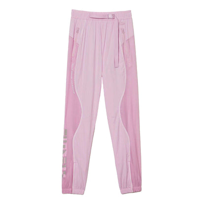 Pink - Front - Lacoste Womens-Ladies Nautical Print Jogging Bottoms