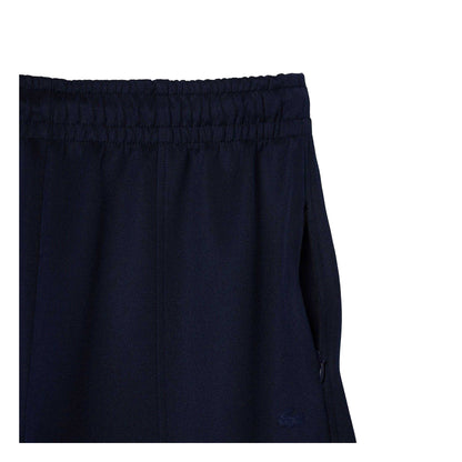 Navy - Side - Lacoste Womens-Ladies Interlock Jogging Bottoms