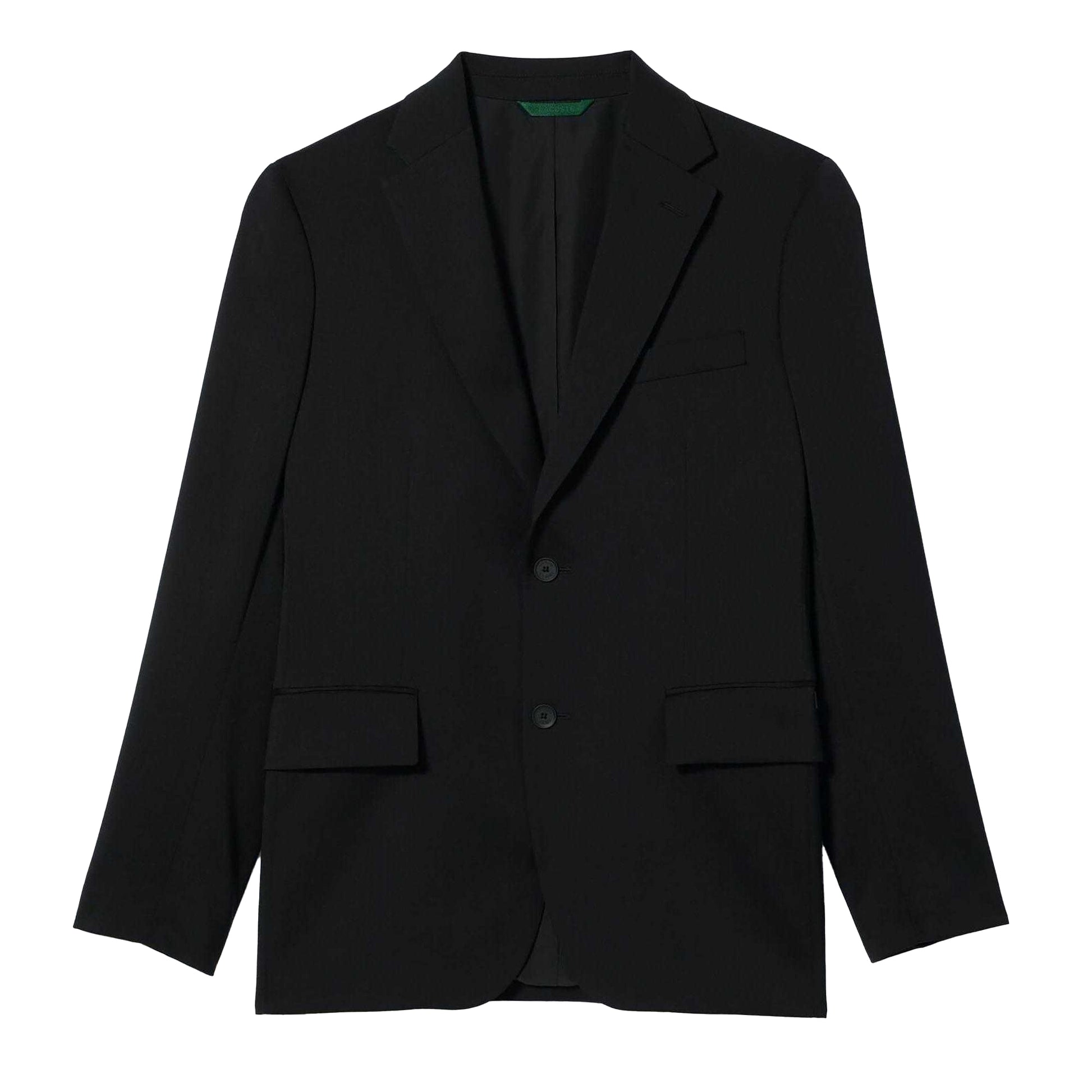 Black - Front - Lacoste Mens Slim Blazer