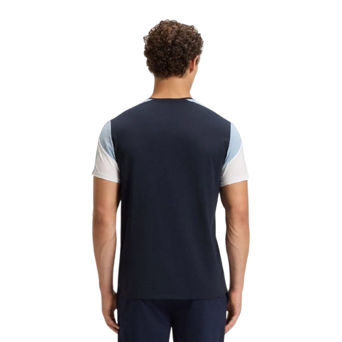 Dark Blue - Back - Hugo Boss Mens Balance Logo T-Shirt
