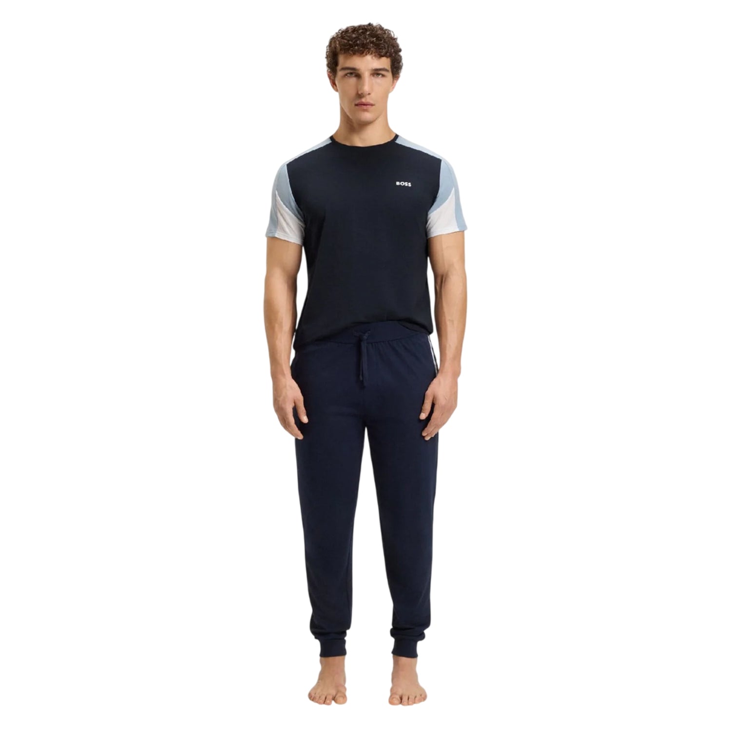 Dark Blue - Lifestyle - Hugo Boss Mens Balance Logo T-Shirt