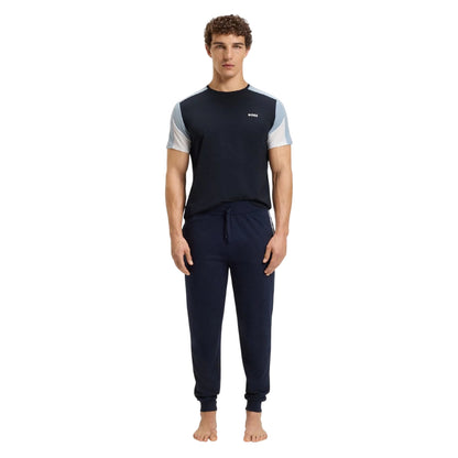 Dark Blue - Lifestyle - Hugo Boss Mens Balance Logo T-Shirt