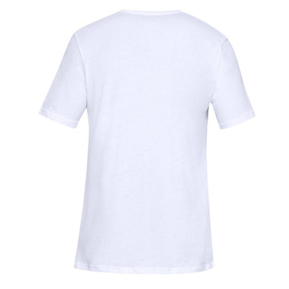 White - Back - Under Armour Mens Sportstyle Logo T-Shirt