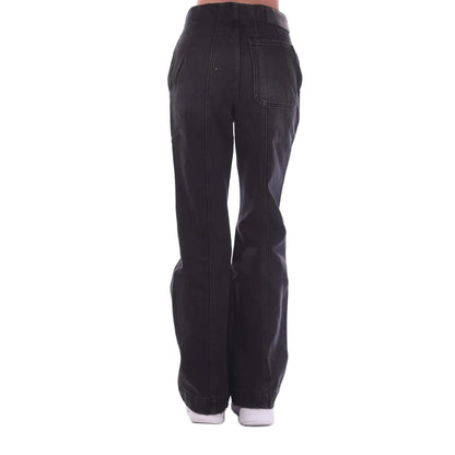Grey - Back - Hugo Womens-Ladies Galese Washed Cargo Jeans