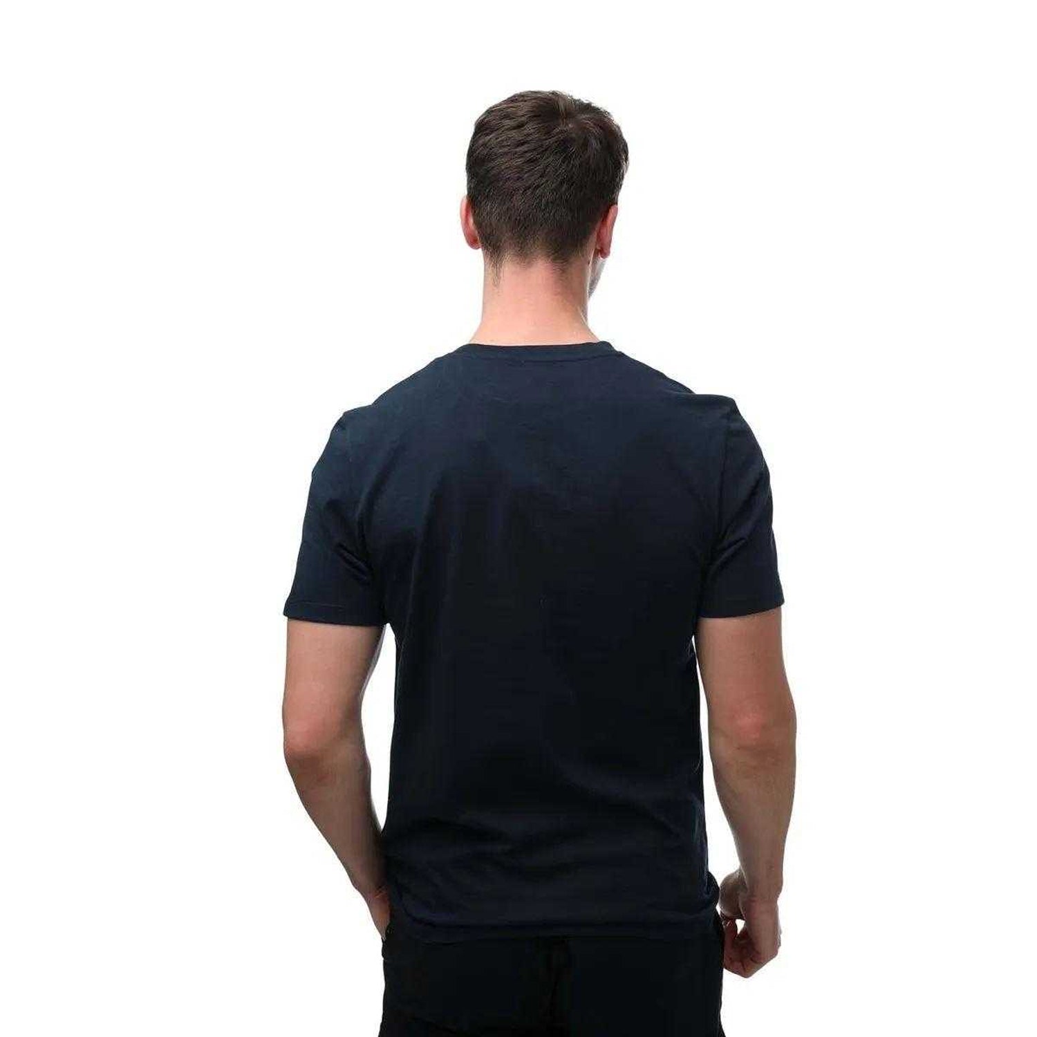 Navy - Back - Timberland Mens Tree Logo Short-Sleeved T-Shirt