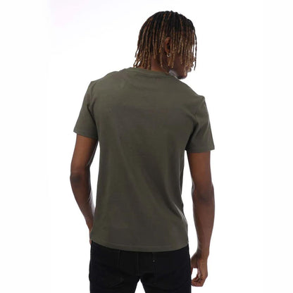 Khaki Green - Side - Timberland Mens Dunstan River Crew Neck T-Shirt